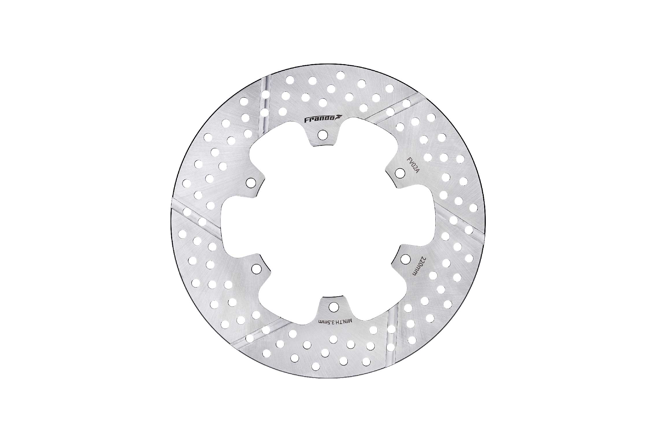 FV02A 6 Attachment Holes Fixed Disc