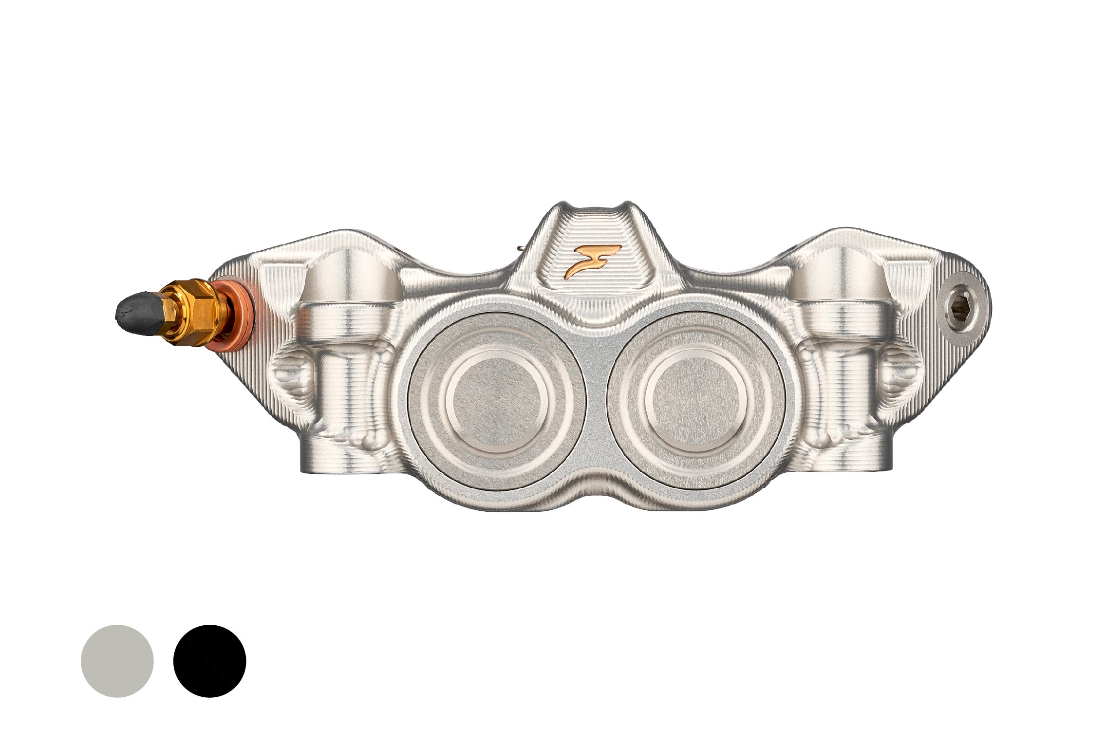 FCC-100MS CNC Radial Monobloc 4 Pistons Caliper