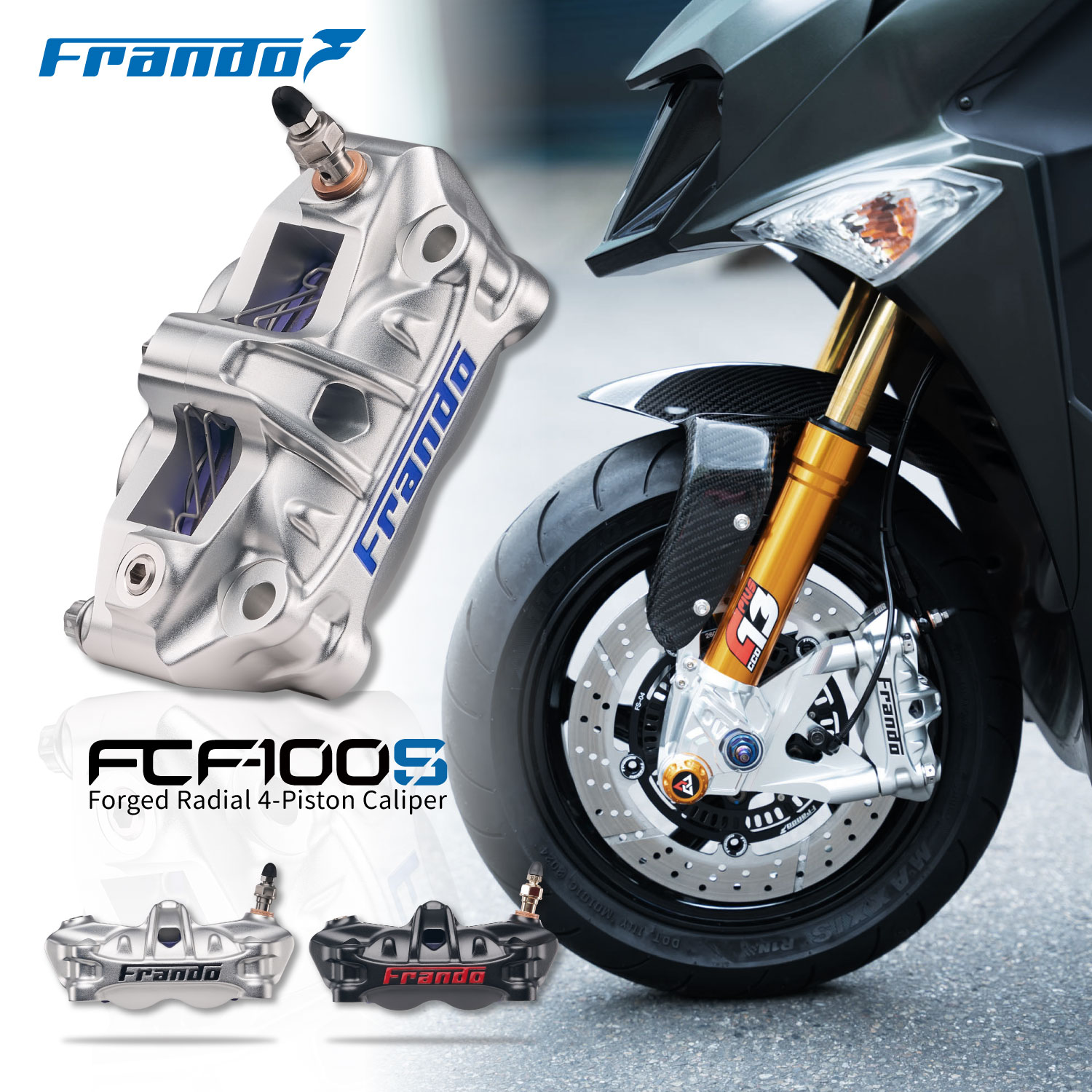 Lately, fans have been flooding us with one burning question: What makes the FCF-100S Forged Radial 4-Piston Caliper so exceptional?