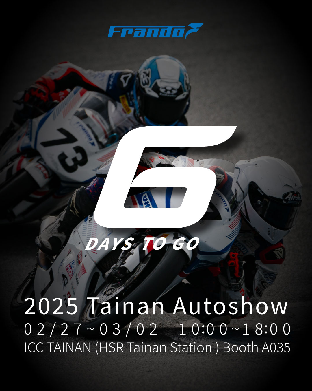 Ignite Tainan, Chase the Wind, The Tainan Autoshow is just 6 days away